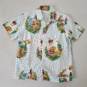 Vintage Bugs Floral Shirt kids 7/8